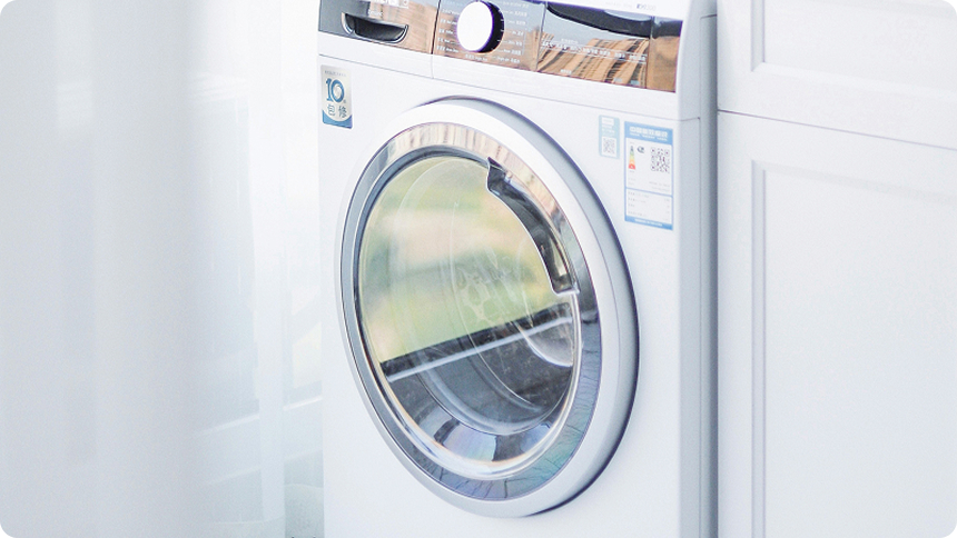 New washing machine after the old one was removed by EasyGig Junk Removal