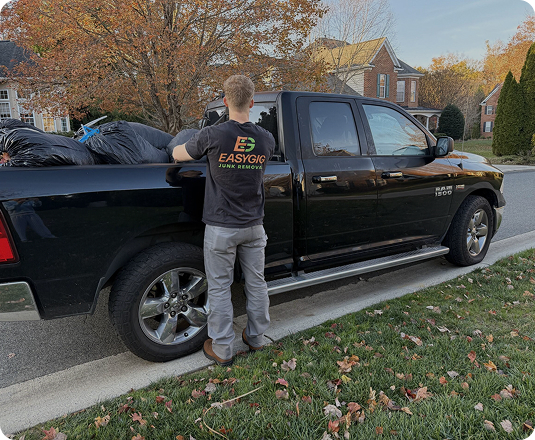 Yard debris disposal, junk removal, responsible junk removal, recycle junk removal