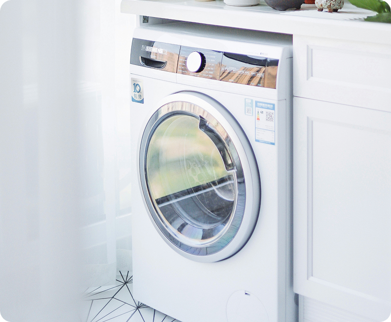 New washing machine after the old one was removed by EasyGig Junk Removal